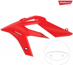 Carena de radiador roja Polisport - Beta Xtrainer 250 2T Oilmix ('17-'19) / Beta Xtrainer 300 2T ('15-'17) - JM