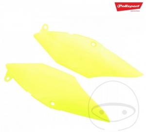 Carena laterale gialla fluorescente Polisport - Honda CRF 250 R ('18-'19) / Honda CRF 450 R ('17-'19) - JM