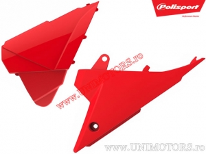 Carena laterale scatola filtro aria (rosso / set) Beta RR 250 2T / 300 2T / RR 350 ('13-'19) / RR400 / RR 450 ('13-'14) - Polisp