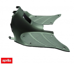 Carena pavimento (supporto pedane) originale - nera - Aprilia Mojito Retro 2T AC 50cc / Mojito 4T AC 125-150cc - Aprilia