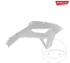 Carenado blanco Polisport para radiador - Honda CRF 450 RX ('21) - JM