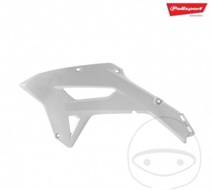 Carenado blanco Polisport para radiador - Honda CRF 450 RX ('21) - JM