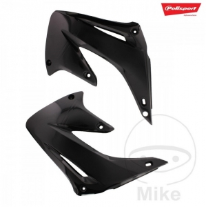 Carenado de radiador negro Polisport - Honda CR 125 R ('02-'07) / Honda CR 250 R ('02-'07) - JM