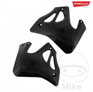 Carenado de radiador negro Polisport - Honda CR 125 R ('95-'97) / Honda CR 250 R ('95-'96) - JM