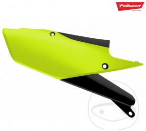 Carenado lateral amarillo fluorescente-negro - Polisport - Yamaha YZ 250 F 4T ('19) / Yamaha YZ 450 F ('18-'19) - JM