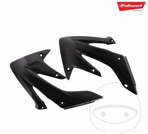 Carenagem do radiador negra Polisport - Honda CRF 250 R ('04-'09) - JM