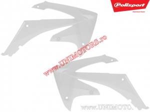 Carene radiador brancas - Honda CRF 250 R ('10-'13) / CRF 450 R ('09-'12) - Polisport