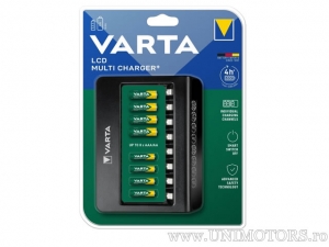 Carregador multi LCD de 8 baterias - Varta