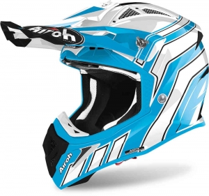 Casco Aviator Ace Art azul claro brillante: Talla - XL