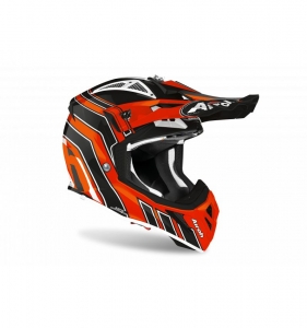 Casco Aviator Ace Art Naranja Brillante: Tamaño - L