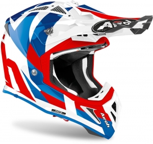 Casco Aviator Ace Trick Azul Brillante: Talla - L