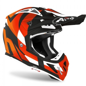 Casco Aviator Ace Trick Naranja Brillante: Talla - M