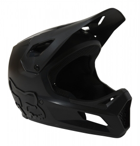 Casco bambino MTB FOX - YTH RAMPAGE, CE [BLK/BLK]: Taglia - YS