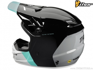 Casco de Enduro/Cross Juvenil (Negro/Azul/Blanco) - Thor