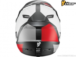 Casco Enduro/Cross Giovanile (Bambini) Sector Blade (Grigio Scuro Opaco/Bianco Opaco) - Thor