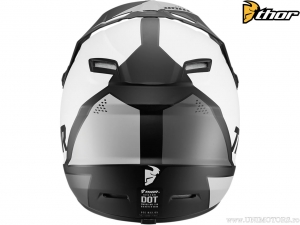 Casco Enduro/Cross Giovanile (Nero Opaco/Bianco Opaco) - Thor