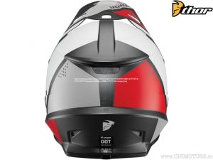 Casco Enduro / Cross Sector Blade (grigio mat / bianco mat / rosso mat) - Thor