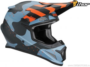 Casco Enduro / Cross Sector Mosser (Camouflage Blu Opaco) - Thor