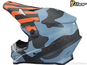 Casco Enduro / Cross Sector Mosser (Camouflage Blu Opaco) - Thor