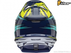 Casco Enduro/Cross Sector Warp (Azul Marino/Turquesa) - Thor