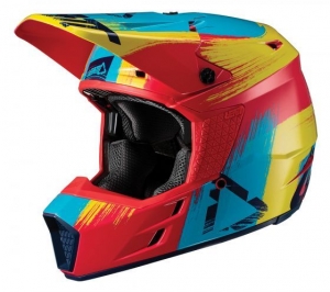 CASCO INFANTIL GPX 3.5 JR V19.1 ROJO/LIMA ECE: Tamaño - M