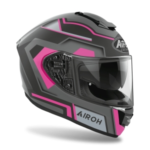 Casco integral Airoh ST. 501 Square rosa mate: Talla - XS