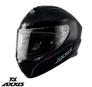 Casco integral Axxis modelo Draken A11 negro brillante