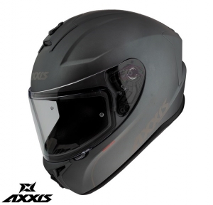 Casco integral Axxis modelo Draken A12 titanio mate