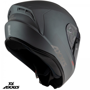 Casco integral Axxis modelo Draken A12 titanio mate