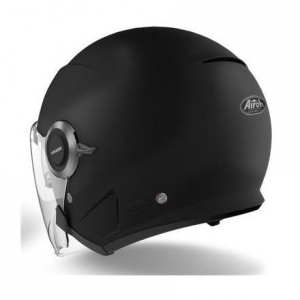 Casco jet (aperto) Helios nero opaco: Taglia - MC