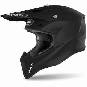 Casco offroad Airoh para niños COLOR NEGRO MATE: Tamaño - XXS