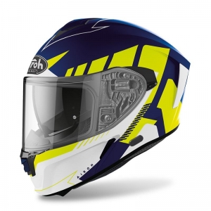 CASCO SCINTILLA AUMENTO BLU/GIALLO MATT: Taglia - XL