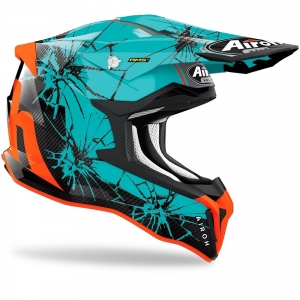 Casco Strycker con acabado agrietado: Talla L