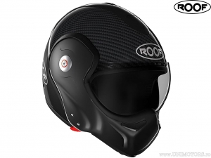 Casque de moto Roof Boxxer Carbon-Black (noir) - Roof