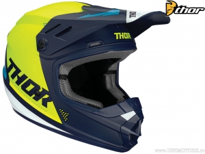 Casque Enduro/Cross Jeunesse (Bleu Mat/Jaune Mat) - Thor