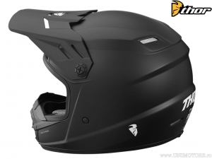 Casque Enduro/Cross Jeunesse (Enfants) Secteur Solide (Noir Mat) - Thor