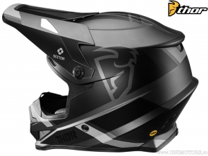 Casque Enduro/Cross Sector Split (Gris Mat/Noir Mat) - Thor