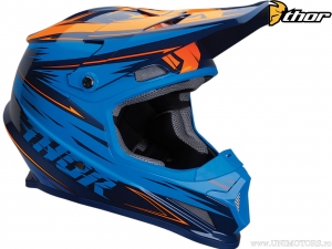 Casque Enduro/Cross Sector Warp (Bleu Marine/Bleu) - Thor