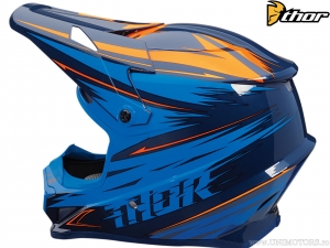 Casque Enduro/Cross Sector Warp (Bleu Marine/Bleu) - Thor