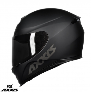 Casque Intégral Axxis modèle Eagle SV A1 Noir Mat (visière solaire intégrée) - Noir Mat, L (59/60cm)