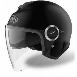 Casque jet (ouvert) Helios noir mat: Taille - S