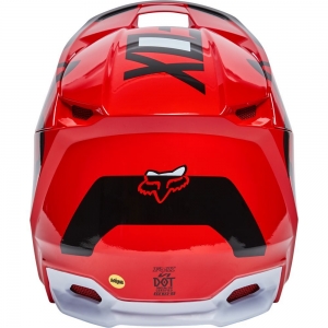 Casque V1 Lux, ECE [Rouge Flo]: Taille - M