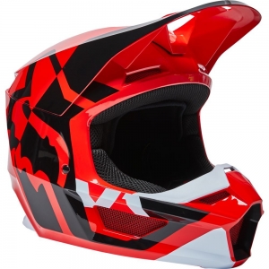 Casque V1 Lux, ECE [Rouge Flo]: Taille - M