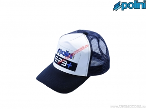 Casual cap E-P3+ (white / navy) - Polini