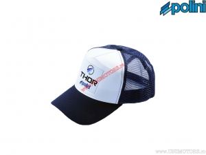 Casual cap Thor (white / navy blue) - Polini