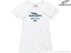 Casual dames T-shirt Alpinestars Winged Team (wit)