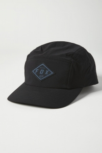 Casual Fox Badge 5 panel pet [Zwart]: Maat - Een maat