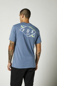 Casual Fox Burnt SS Tech T-shirt [Blauw]: Maat - XL