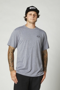 Casual Fox Burnt SS Tech T-Shirt [Grey]: Size - XL