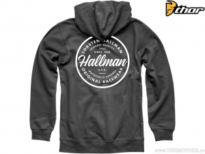 Casual Traditions Zip-Up Hoodie (Charcoal Black) - Hallman